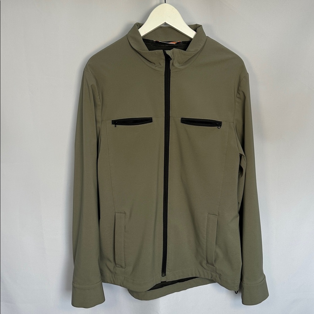 Tilley Men's Khaki Lightweight Jacket with Zippered Pockets